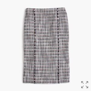 J. Crew Tweed Pencil Skirt